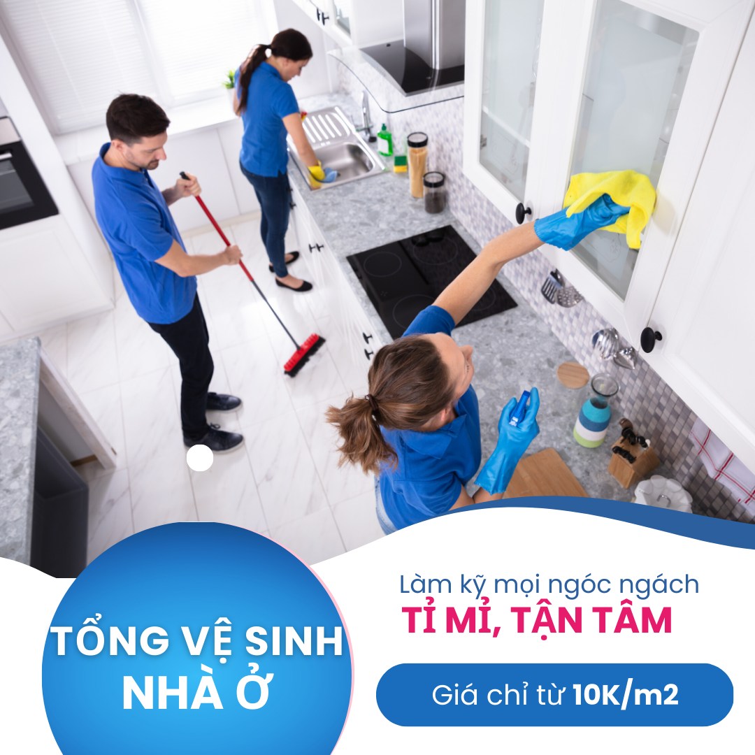 Tổng vệ sinh nhà oet TPHCM - Làm sạch mọi ngóc ngách - Tỉ mỉ, tận tâm, giá chỉ từ 10k/m2 - tongvesinhnha.com